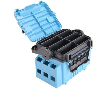 AQUA MARINE - Fishing Tackle Box - Multiple Colors Available (Small Size)